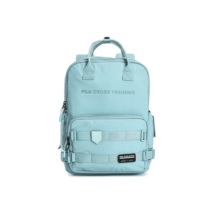 FILA Athletics Fabric Laptop Backpack Medium Size Women's Morandi Blue-0