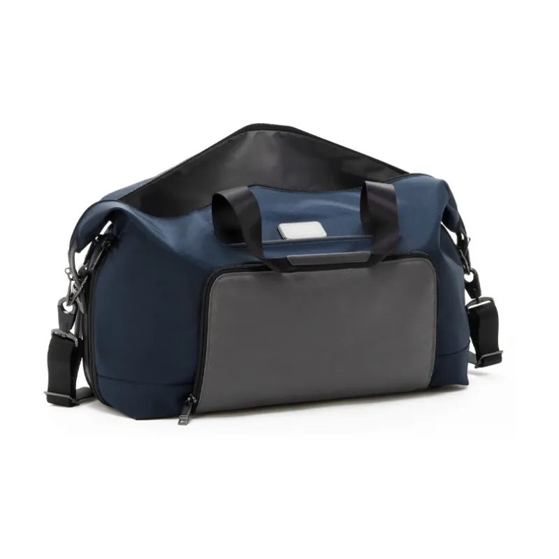 TUMI Nylon Crossbody Bag Men's Marine Blue & Gray-2