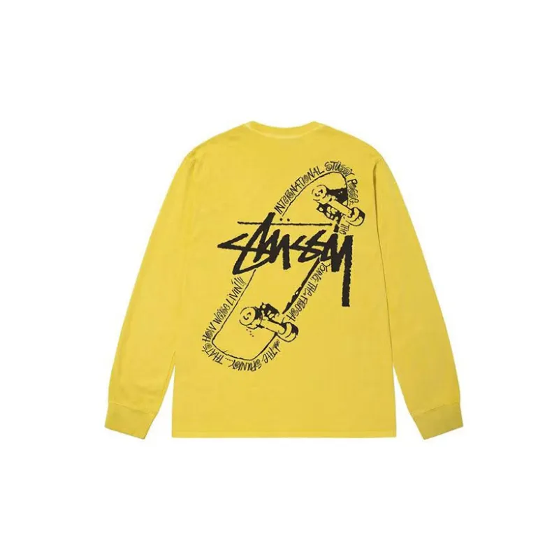 Stussy Skate Posse Pigment Dyed Ls Tee-4