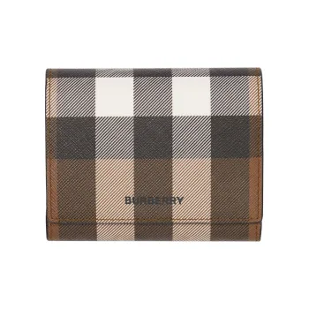 Burberry Check Folding Wallet