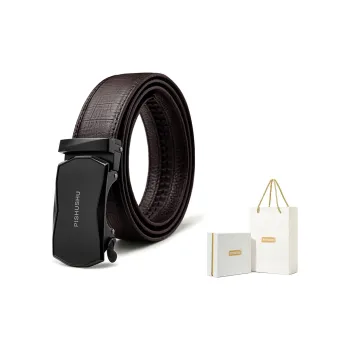 PISHUSHU Leather Belts Men