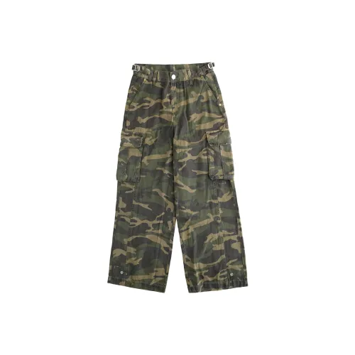 BLUELANDINC Cargo Pants Women's Army Green