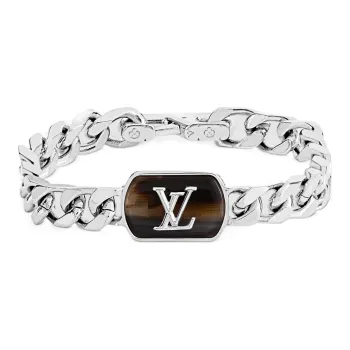 LOUIS VUITTON Bracelets Men Silver