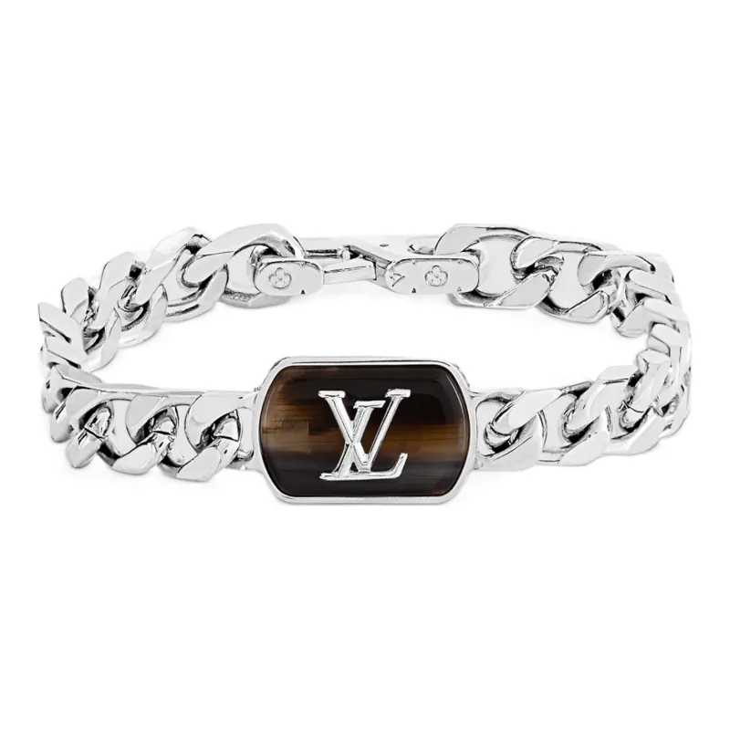 LOUIS VUITTON SHADES Bracelets Men Silver-0