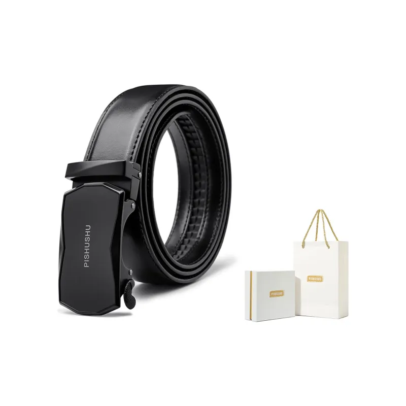 PISHUSHU Leather Belts Men-5