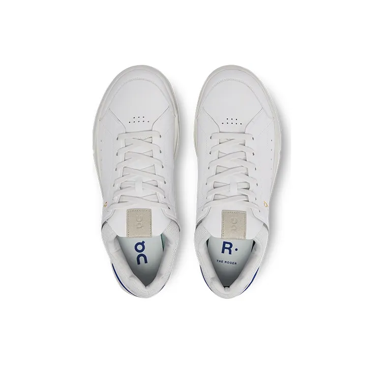 FEIDELEI x On CourtTHE ROGER Anti-Slip And Wear-Resistant Lightweight Low-Top Casual Shoes Men's White Indigo-2