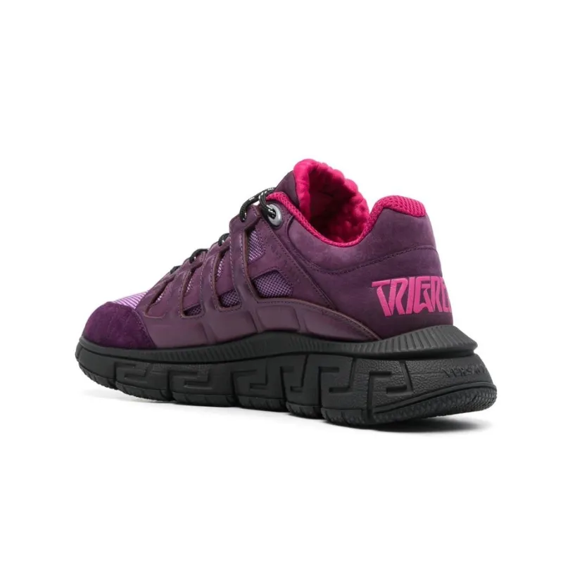 VERSACE Abrasion Resistant Low Top Sports Casual Shoes Men's Purple-2