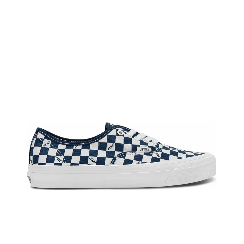 Vans Vault Og Authentic Lx Checkerboard Blue White-1