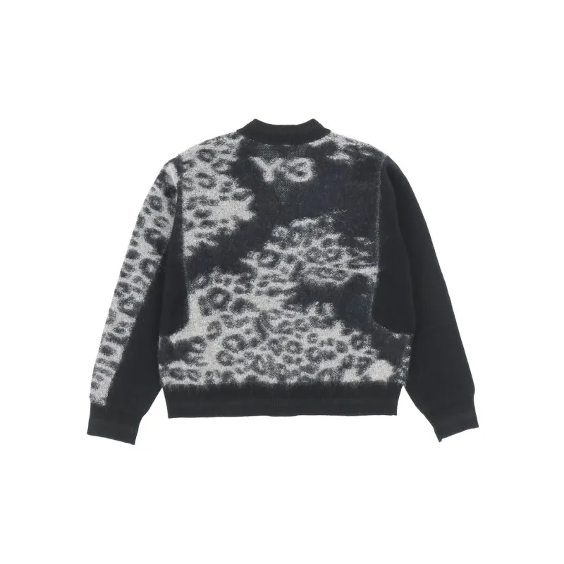 Y 3 Leopard print Button up Cardigan-1