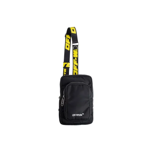 OFF-WHITE Hard Core Nylon Sling Bag Black/White