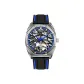 Silver Case Blue Dial Tapes Laser Set