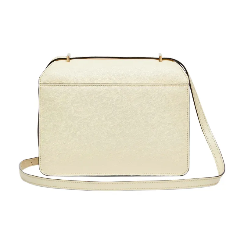 Valextra Calfskin Shoulder Bag, Crossbody Bag Women's Ecru-2