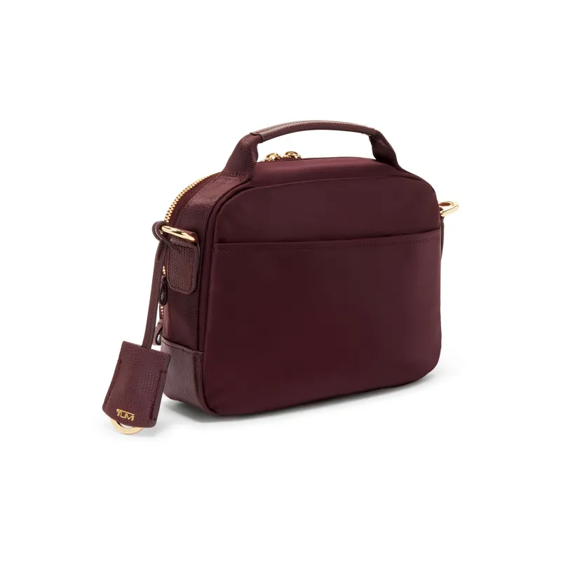 TUMI Voyageur Nylon Handbag Shoulder Bag Crossbody Bag Women's Beet Red-1