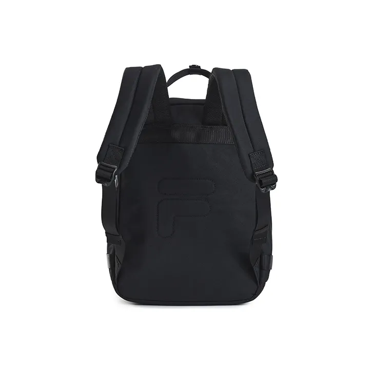 FILA Fabric Laptop Backpack Medium Size Women's Pitch Black-2