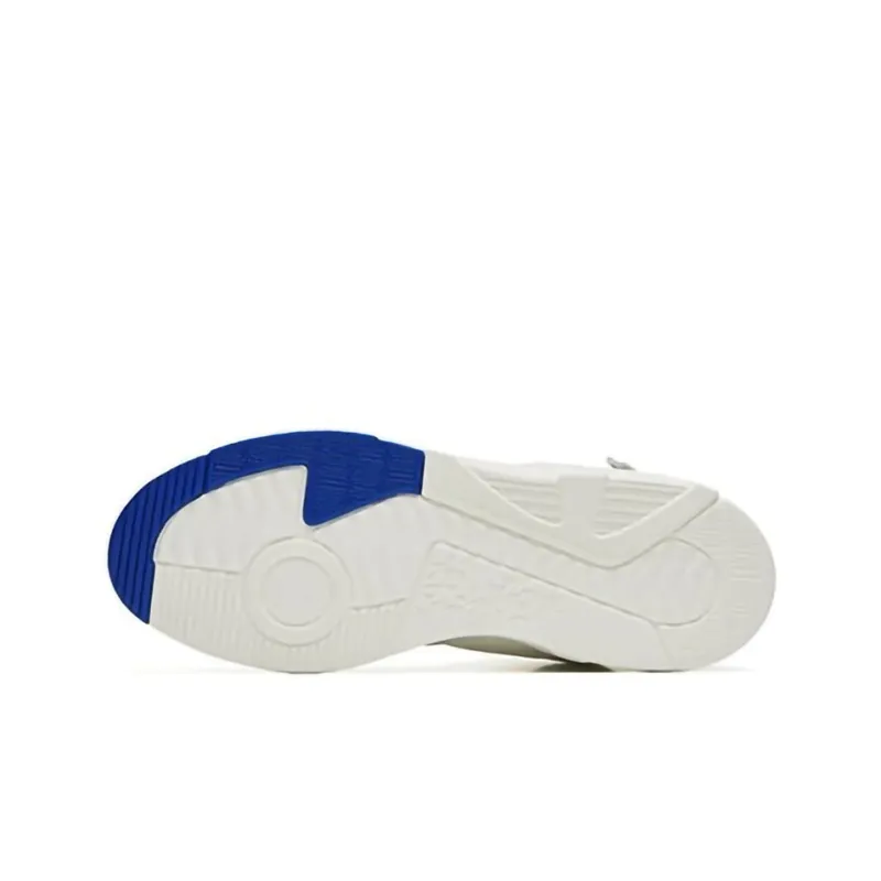 Anta Lieyan3.0 Lian Yang 3 Hook-and-Loop Slip-Resistant Cushioning Wear-Resistant High-Top Skateboard Shoes White Blue-5