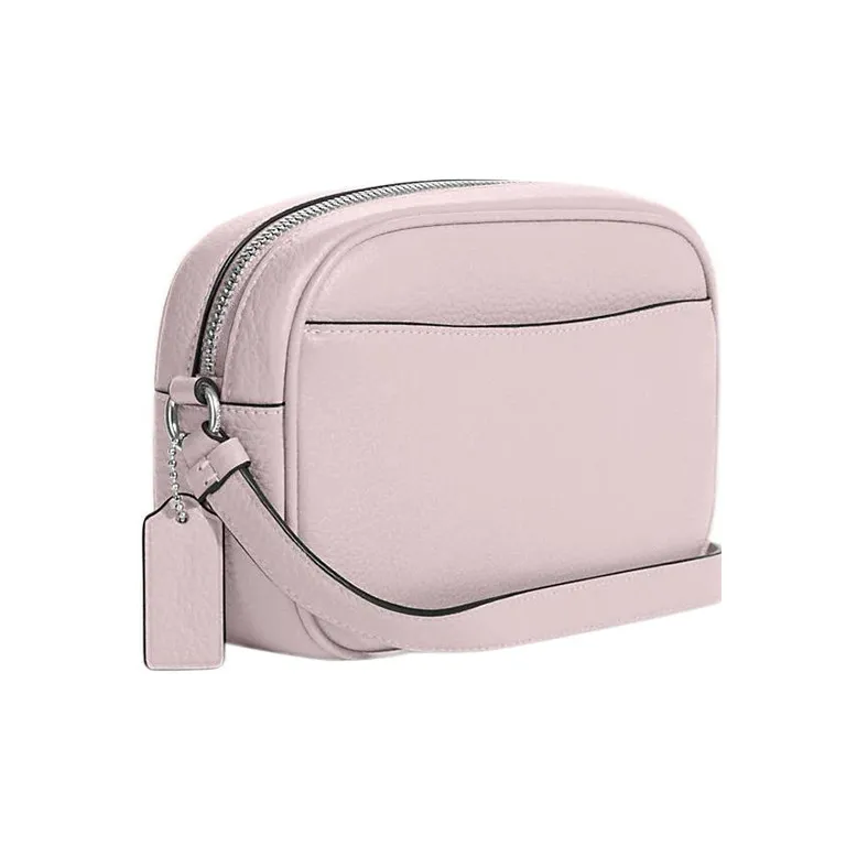 COACH Jamie Pebbled Leather Camera Bag, Shoulder Bag, Crossbody Bag Trumpets Women's Ice Pink-1