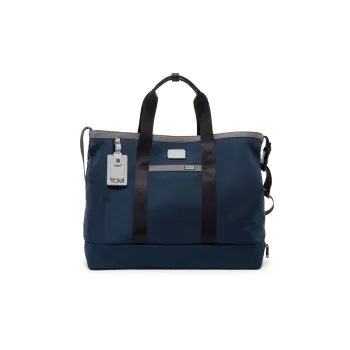TUMI Alpha 3 Nylon Tote Bag Shopping Bag Briefcase Shoulder Bag Crossbody Bag Handbag Regular Men's Marine Blue & Gray