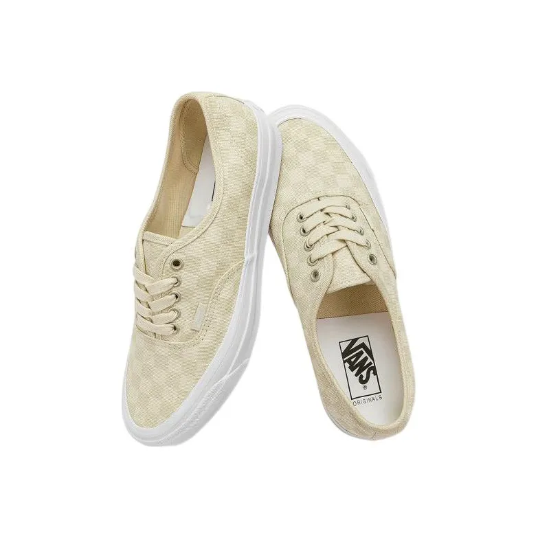 Vans Vault Og Authentic Lx Checkerboard Vintage Cream-4