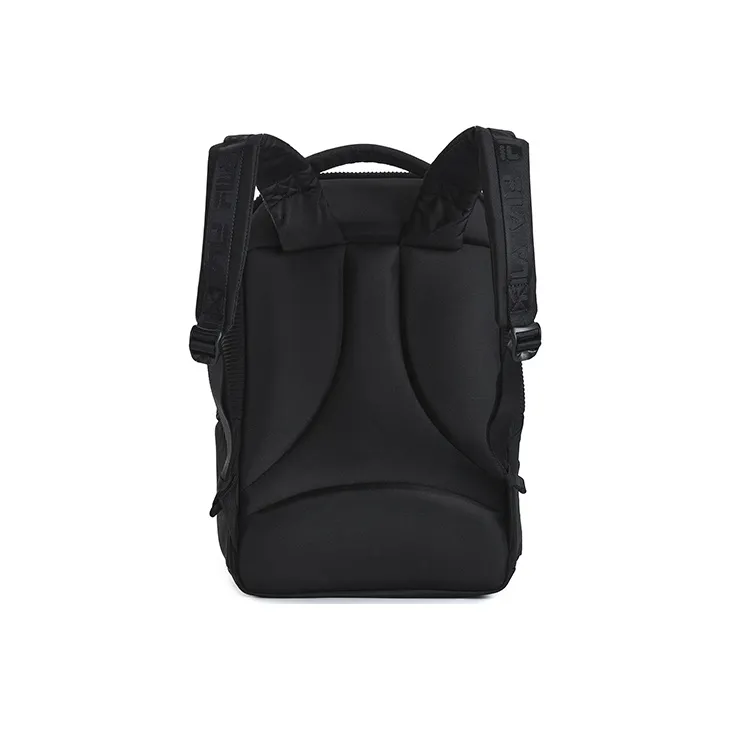 FILA Fabric Laptop Backpack Large Size Men's Jet Black-3