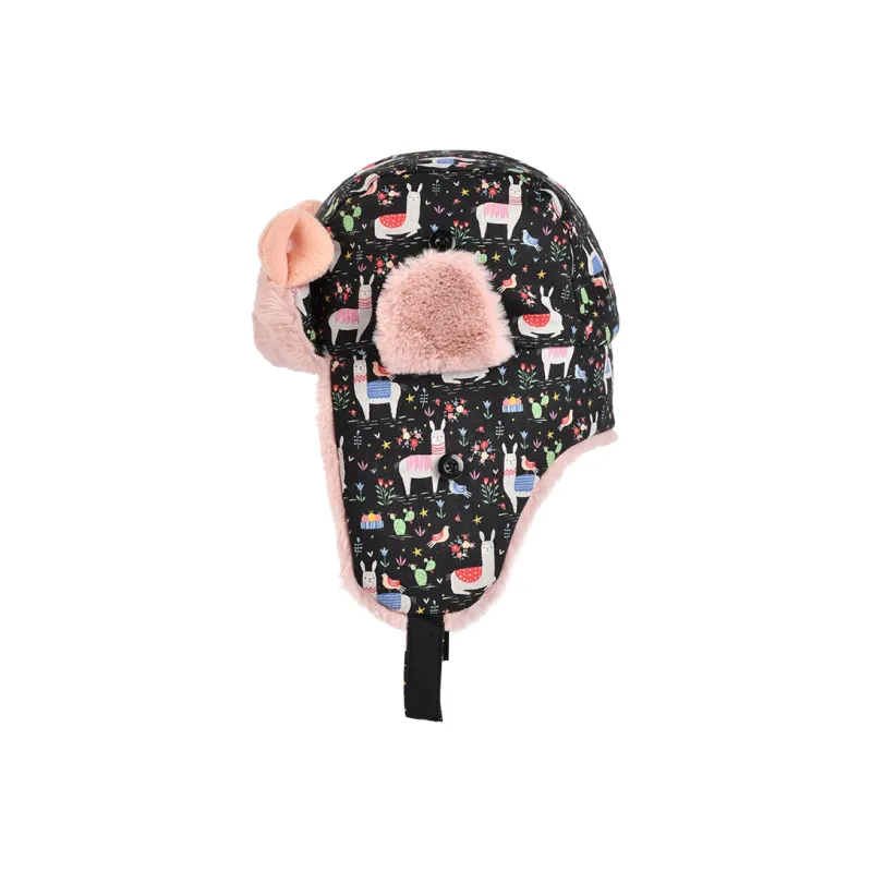 KENMONT Trapper Hats Kids Black-2