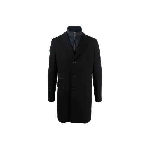 HUGO BOSS Coats Men Black