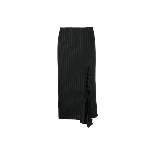 SportMax Casual Long Skirts Women's Black