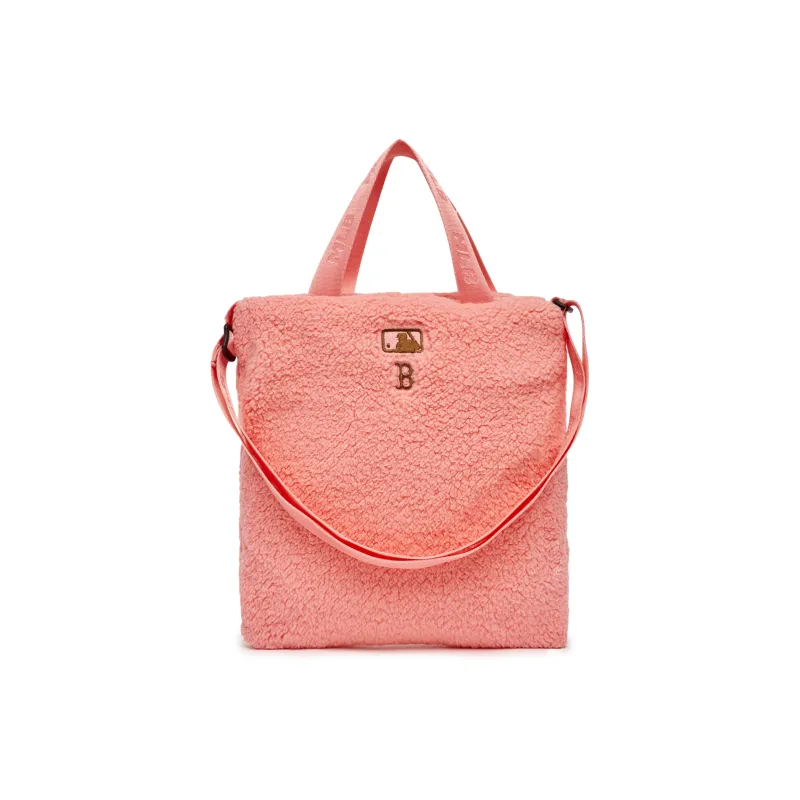 MLB Polyester Tote Bag Shopping Bag Shoulder Bag Crossbody Bag Handbag Regular Women's Pink-3