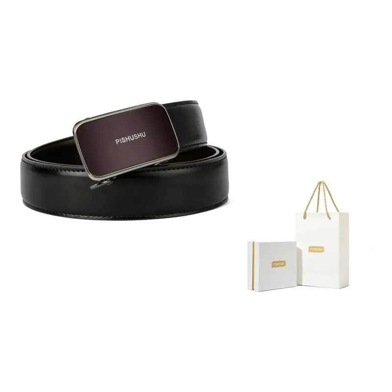 PISHUSHU Leather Belts Men-0