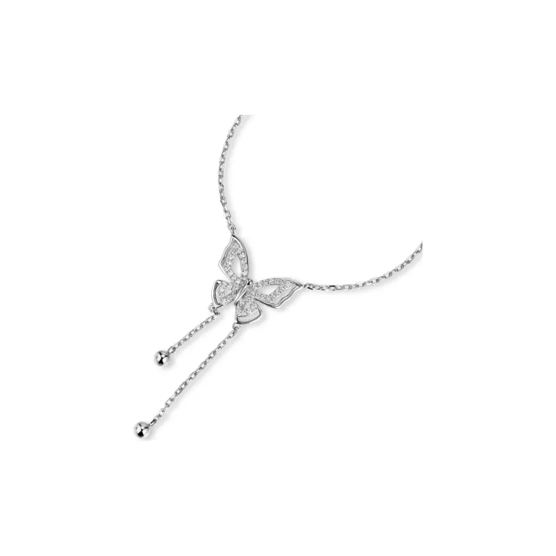 KADER S925 Silver Necklaces Women's Silver White Festival Gift Material Box-1