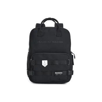FILA Fabric Laptop Backpack Medium Size Women's Pitch Black