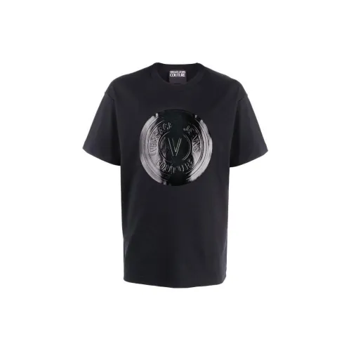 VERSACE JEANS COUTURE T-Shirts Men Black