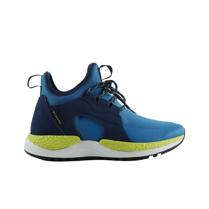 Columbia Cushioned Anti-Slip Wear-Resistant Waterproof Breathable Lightweight Mid-Top Casual Shoes Men's Blue White-1