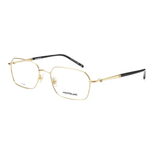 MONTBLANC Eyeglass Frames Unisex Gold/Black