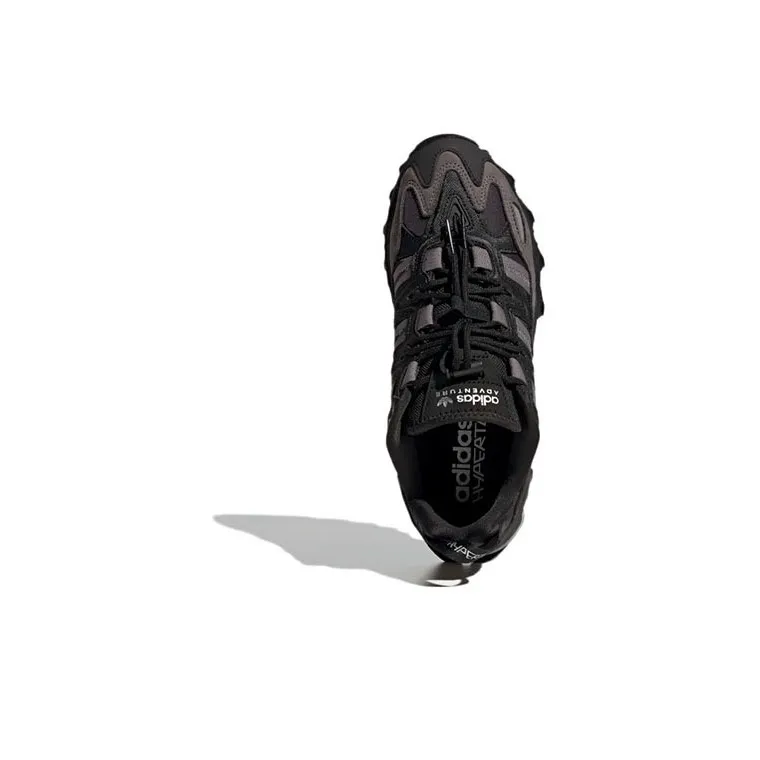 Adidas Hyperturf Core Black Silver Metallic Trace Grey-3