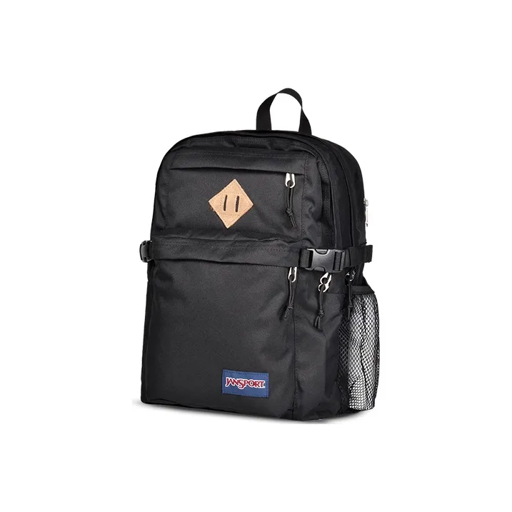 JanSport Polyester Laptop Bag Backpack Medium Size Unisex Black-1