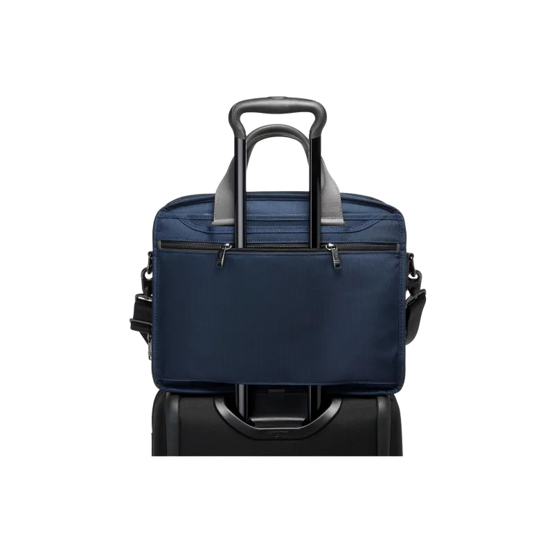 TUMI Laptop Bag Handbag Shoulder Bag Crossbody Bag Men's Marine Blue & Gray-5