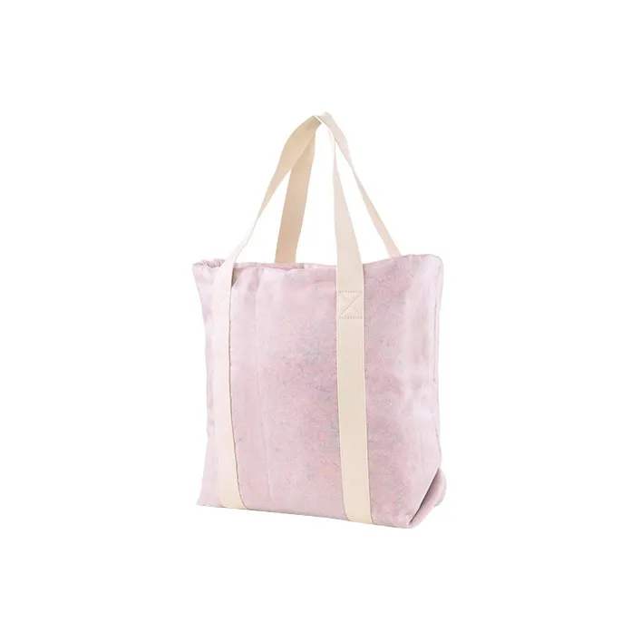 PUMA Nylon Tote Bag Shopping Bag Shoulder Bag Handbag Men's Pink-1