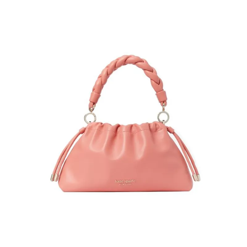 Kate Spade Meringue Sheepskin Handbag Shoulder Bag Crossbody Bag Small Size Women's Rose-0