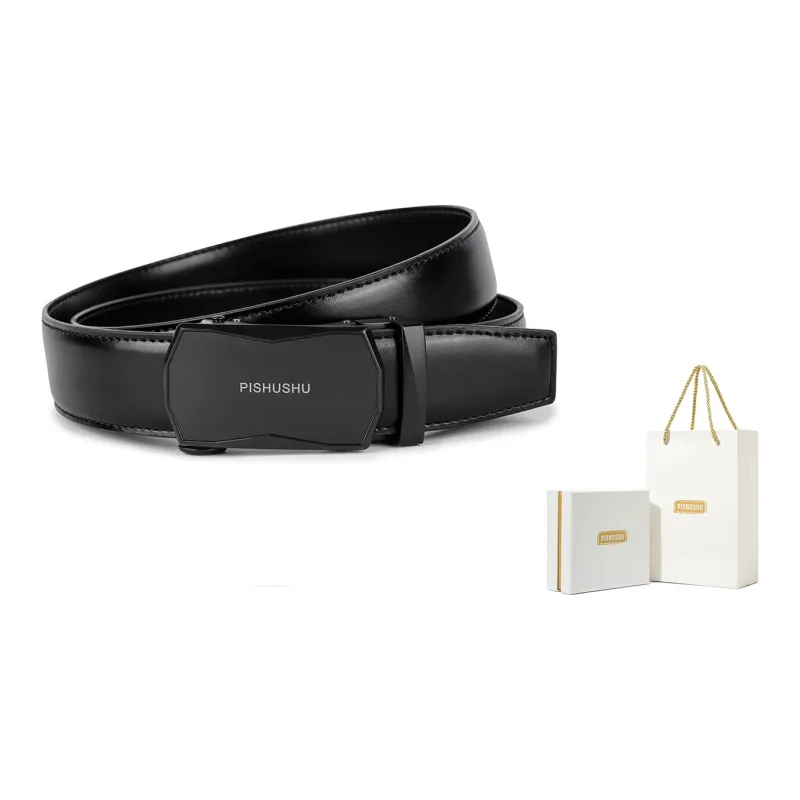 PISHUSHU Leather Belts Men-0