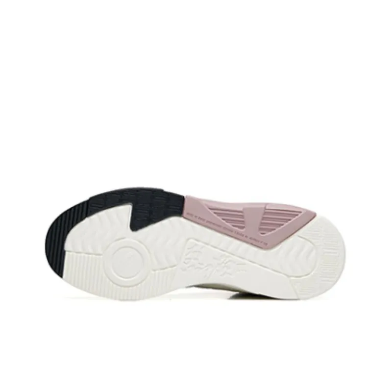 Anta Flame 3.0 Warm And Wear Resistant High Top Skateboard Shoes Women's White Black Purple-5