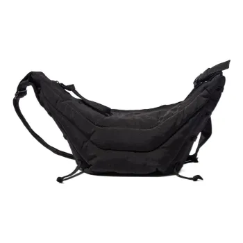 Lemaire Polyamide Croissant Bag Goat Horn Bag Slogan Bag Handbag Shoulder Bag Crossbody Bag Small Size Unisex Chocolate