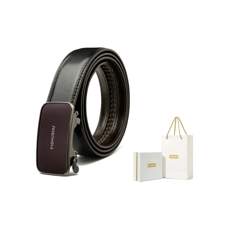 PISHUSHU Leather Belts Men-5
