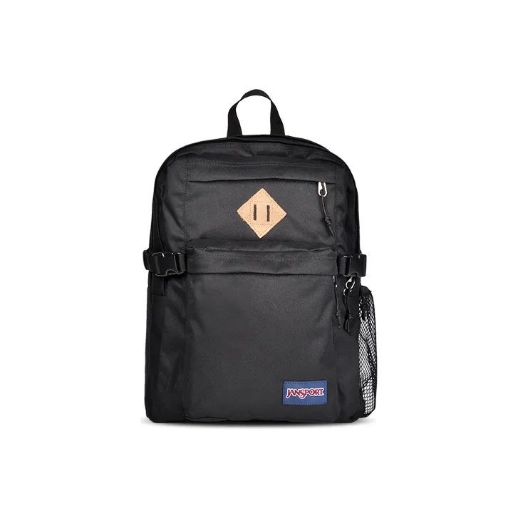JanSport Polyester Laptop Bag Backpack Medium Size Unisex Black-0