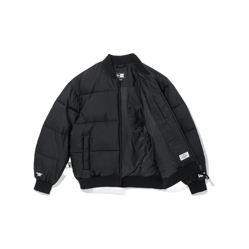 New Era Puffer Jackets Unisex Black-2