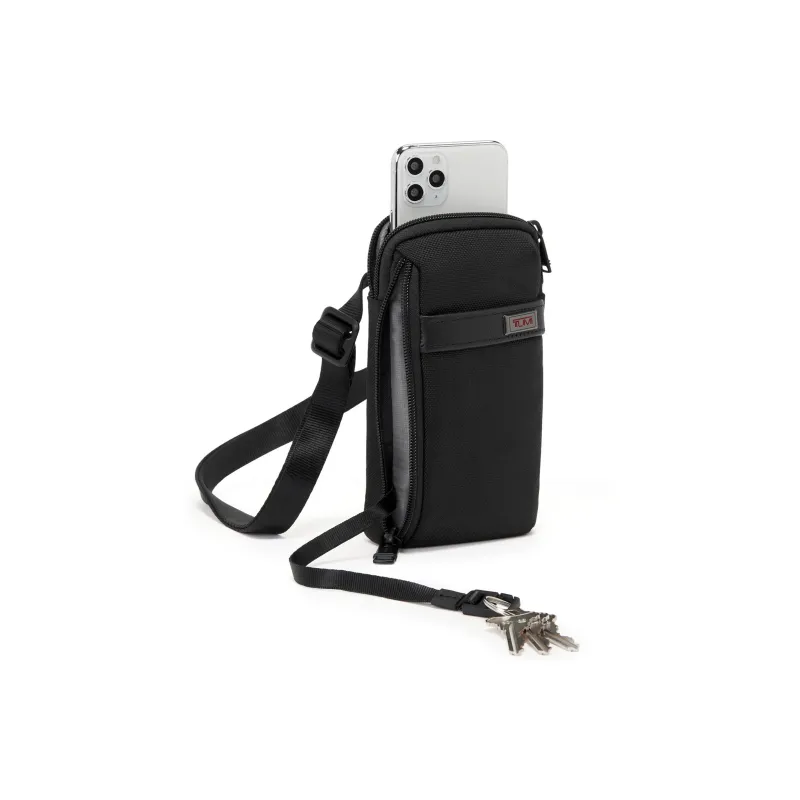 TUMI Nylon Shoulder Bag Crossbody Bag Small Size Men's Black-2
