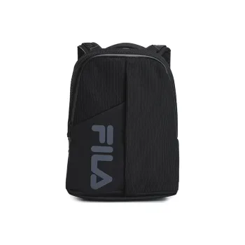 FILA Fabric Laptop Backpack Large Size Men's Jet Black