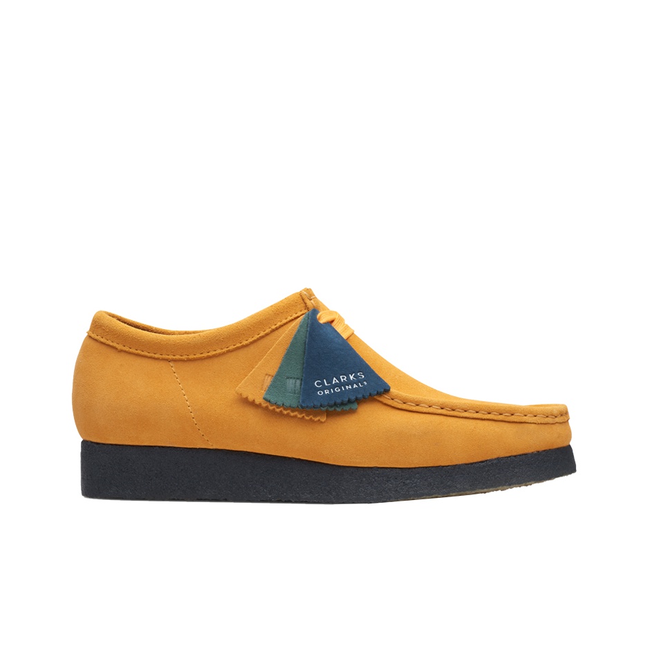 Clarks Originals Wallabee Boot Yellow Blue US M 10 - Cheap