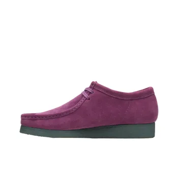 clarks Originals Wallabee Boot Purple Green