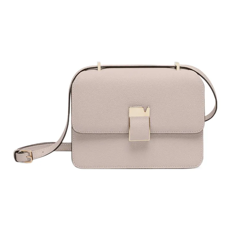 Valextra Calfskin Shoulder Bag, Crossbody Bag Mini Women's Nude-0