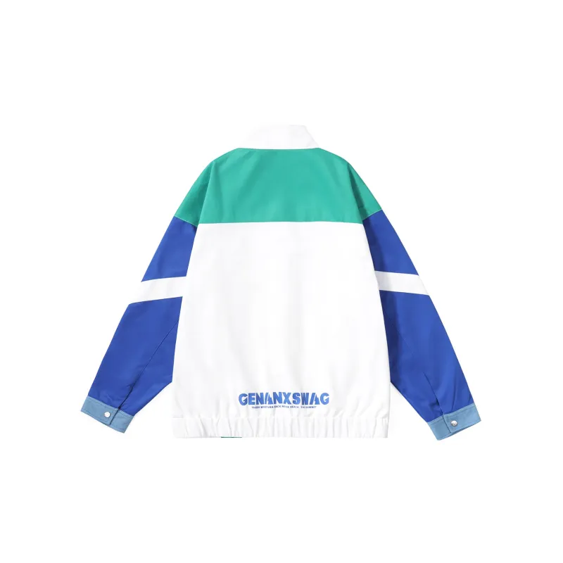 GENANX Loose Fit Jacket Unisex White-2